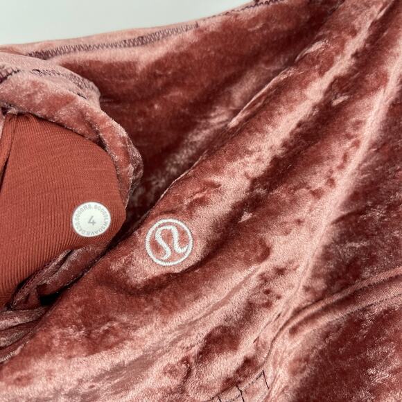 Lululemon Wunder Lounge High Rise Tight 28" Crushed Velvet Size 4 - Picture 5 of 10